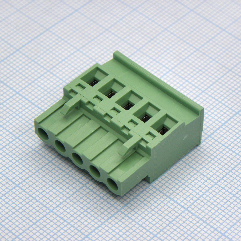 2EDGKA-5.08-05P-14-00A(H) - Разъемный клеммный блок 5 контактов шаг 5.08мм