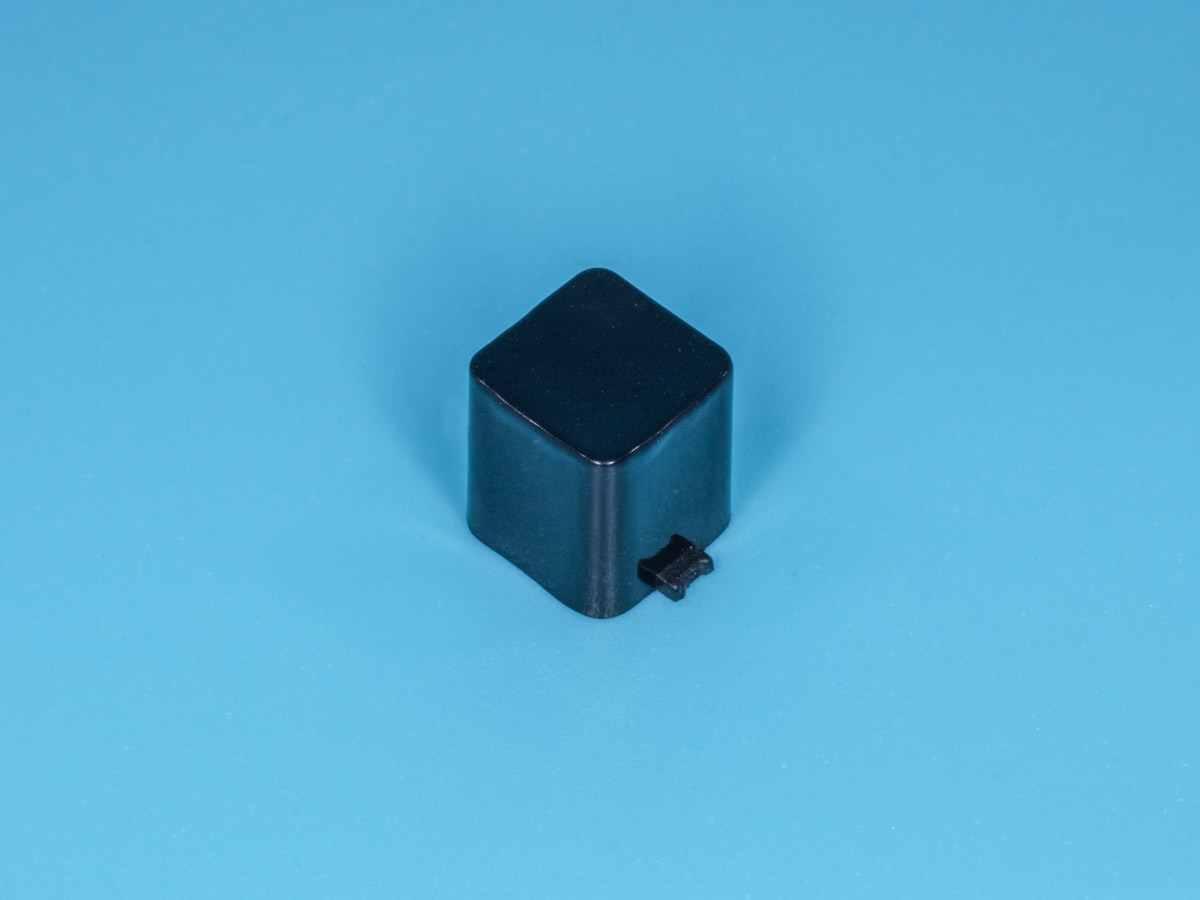 PSM1-K-1-B - Колпачок квадратный для мини кнопки, черный