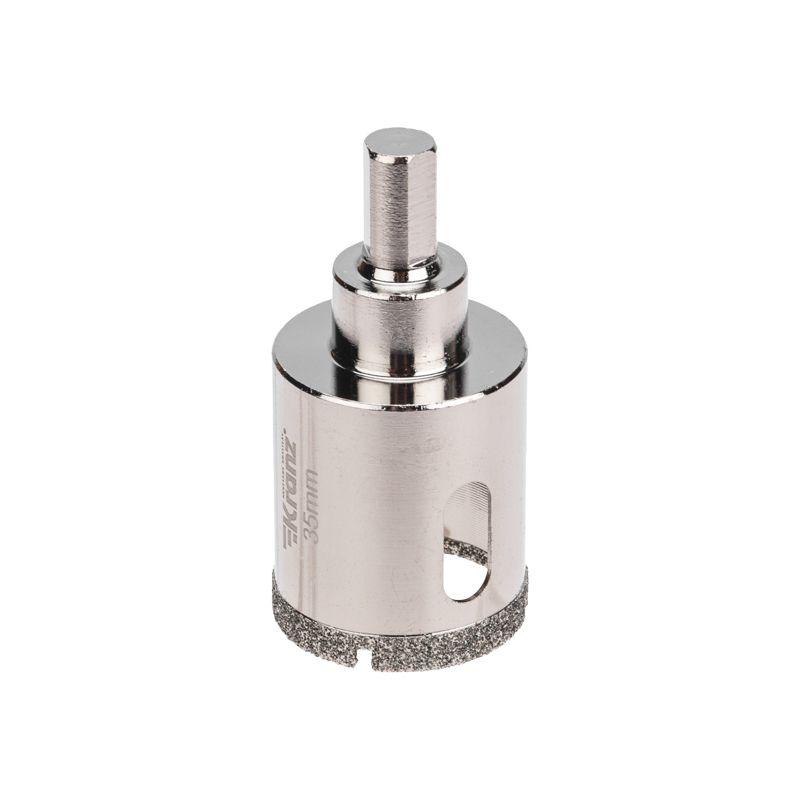 Коронка алмазная 35 мм по керамограниту с центровочным сверлом KR-92-0011