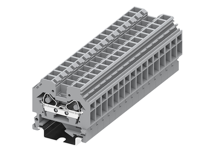 Проходная клемма 206901 - Проходная клемма, боковой подвод кабеля, TA6, тип фиксации провода: пружинный, номинальное сечение: 6 мм кв., 41A, 800V, ширина: 8 мм, цвет: серый, тип монтажа: DIN 35