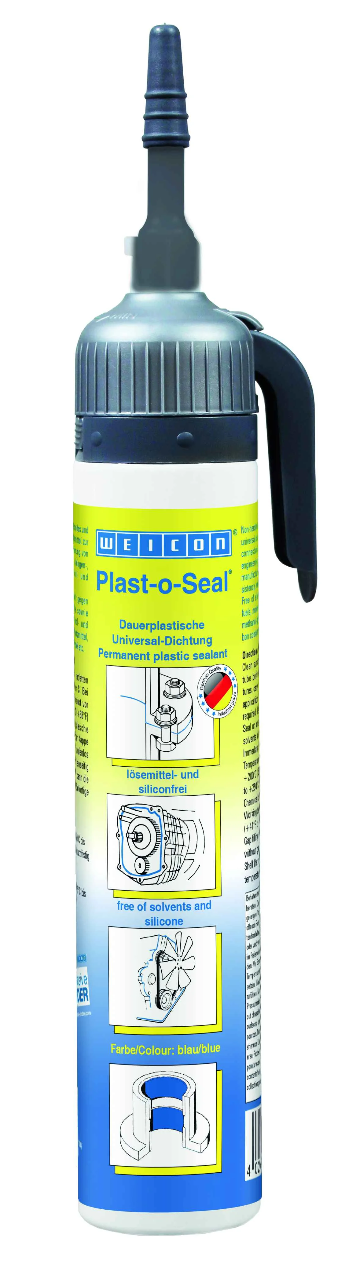 wcn30000230 - 10039427 WEICON Plast-o-Seal (230 г) Пластичный материал, не содержит силиконов, растворителей, не имеет запа