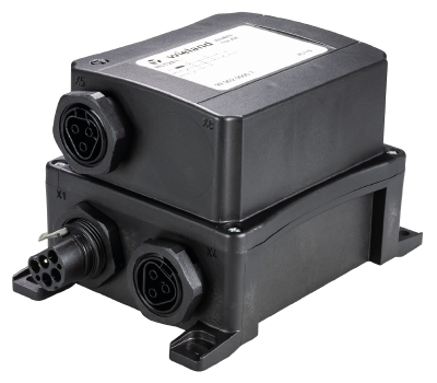 Коробка RST 99.902.0000.7 - Распределительнная коробка, серия RST Classic, IP68(69k), 5 полюсов, 1 вход (5 пол.) / 1 выход (5 пол.)+ 1 выход (3 пол. L1)+ 1 выход (3 пол. L2)+ 1 выход (3 пол. L3), номинальные характеристики: 250/400V, 20A,  с монтажными фл