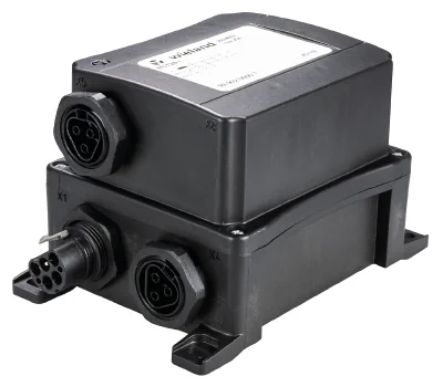 Коробка RST 99.902.0000.7 - Распределительнная коробка, серия RST Classic, IP68(69k), 5 полюсов, 1 вход (5 пол.) / 1 выход (5 пол.)+ 1 выход (3 пол. L1)+ 1 выход (3 пол. L2)+ 1 выход (3 пол. L3), номинальные характеристики: 250/400V, 20A,  с монтажными фл