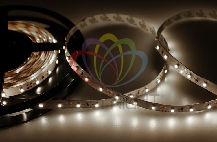 Лента светодиодная 12В, SMD2835, 4,8Вт/м, 60 LED/м, 6500K, 8мм, 5м, IP20 141-335