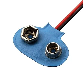BS-E BLUE  TAIL 150 MM - Держатель батареи типа "Крона" на проводе 150 мм