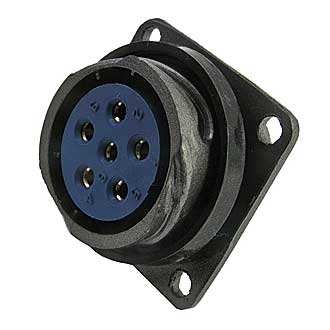 FQ24-6PIN ZK - Блочная розетка, 6 контактов