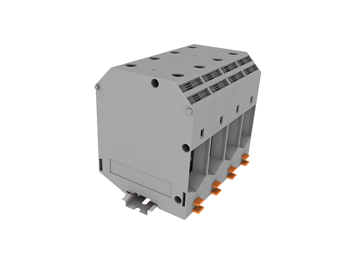 Проходная клемма TU240-2-GY - Проходная клемма, тип фиксации провода: винтовой, номинальное сечение: 240 мм кв., 415A, 1000V, ширина: 36 мм, цвет: серый, тип монтажа: DIN 35