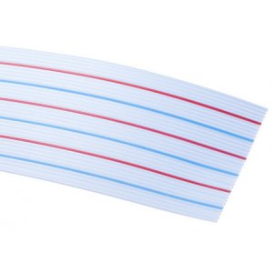 5-1437357-5 - Плоский Кабель, плоский, Светло Синий, 34 жил(-а), 28 AWG, 0.08 мм2, 100 фут, 30.5 м