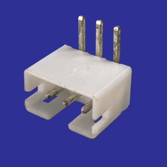 WB-03R (MW-3MR)   PITCH 2.00 М - Разъем питания 3 контакта, вилка угловая на плату, шаг 2,00мм