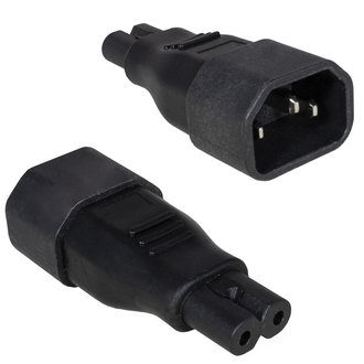 AC-017 - Разъем питания серии AC, переходник стандарта C7 на C14, 10А 250В