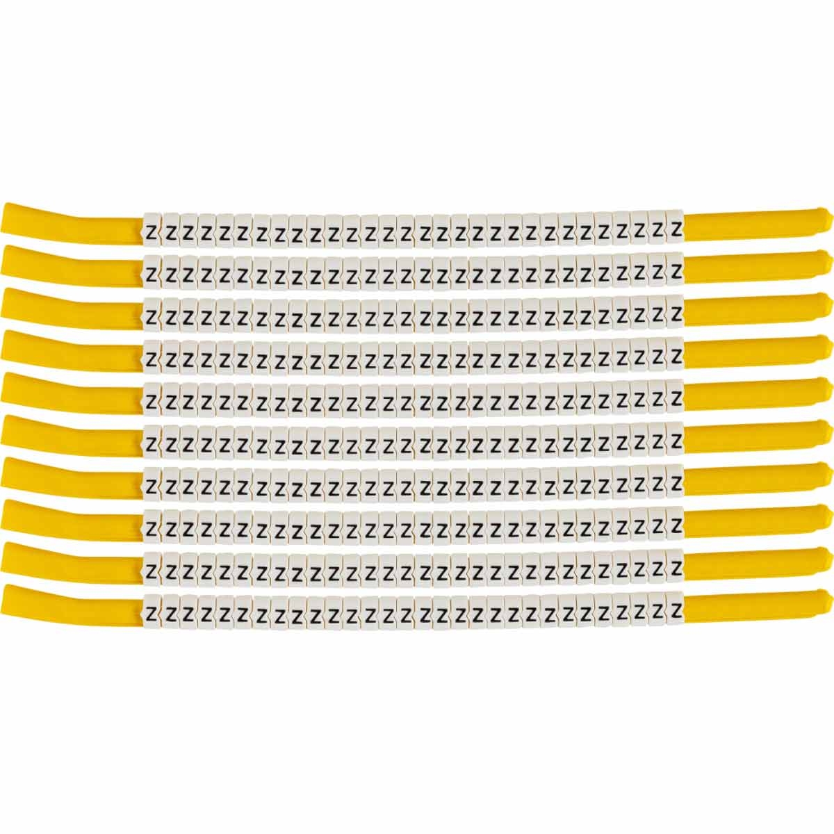 brd133335 - SCN-18-Z клипсы белые, 300шт/упак, для провода 4,6-5,9мм диаметра, легенда Z