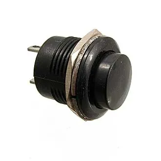 CX-R13-507 OFF-(ON) 3A 250VAC - Переключатель кнопочный OFF-(ON) на замыкание 3A 250В, диаметр 19мм, посадочное отверстие 16мм