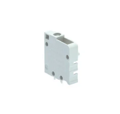 Клемма Wiecon 8185/ 1 TOP V - Клемма на печатную плату, подвод кабеля сверху, 1 полюс, шаг: 5,00 мм, винтовая фиксация провода, без маркировки, 300V, 16А, цвет: серый, серия 8185 TOP V