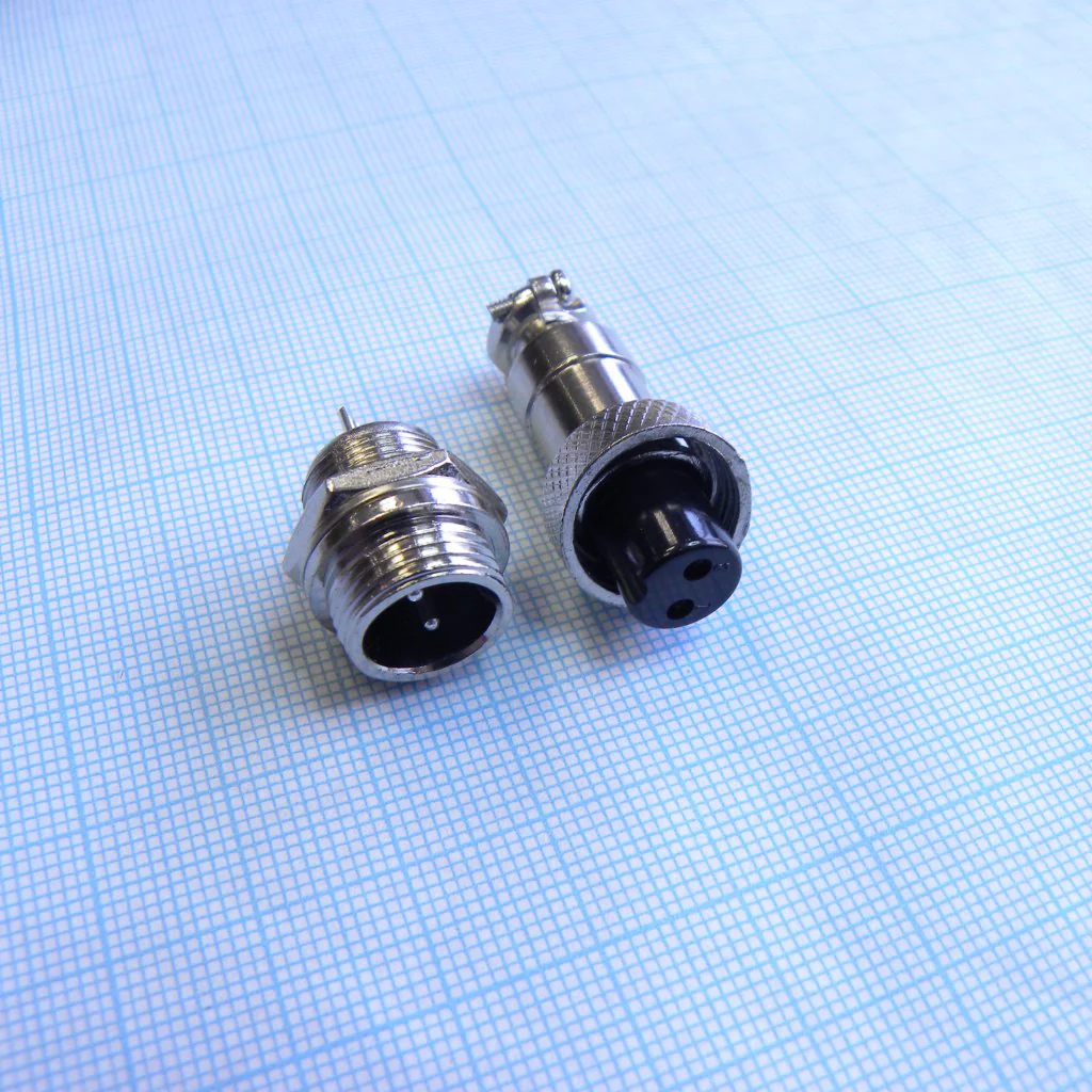 Разъем PH-M12-2FC+MP комплект - вилка приборная+розетка кабельная