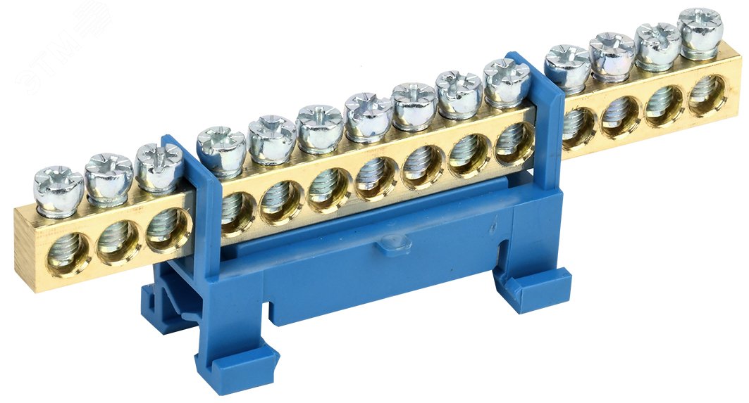 Шина нулевая на DIN-изол. "Стойка" ШНИ 6х9-14-С-С YNN10-69-14P-K07