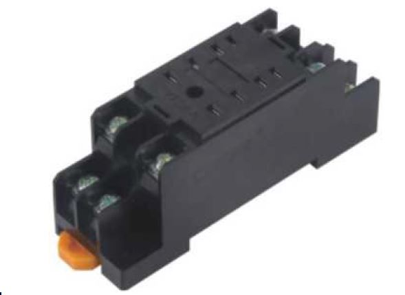 Колодка для реле SE02 - Колодка для реле: GE02.., PE01.., номинальный ток розетки при напряжении 300В AC 10A