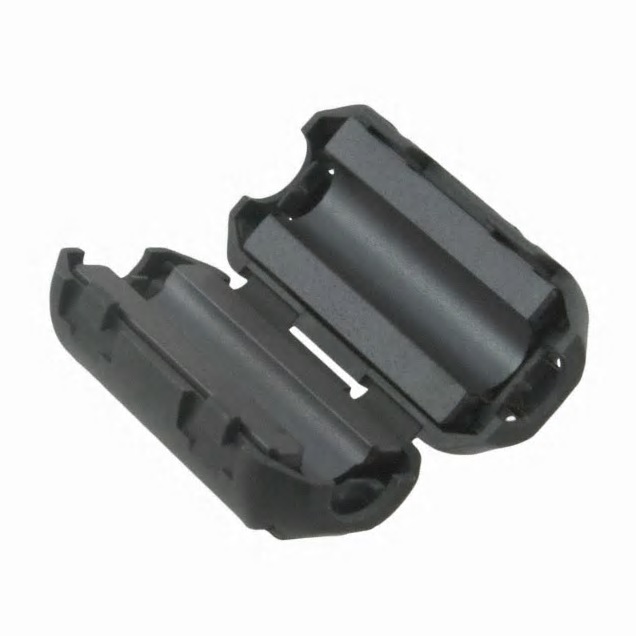 ZCAT1325-0530A-BK - Фильтр на кабель 23х12.8  диаметр кабеля 3-5 мм (USB), чёрный