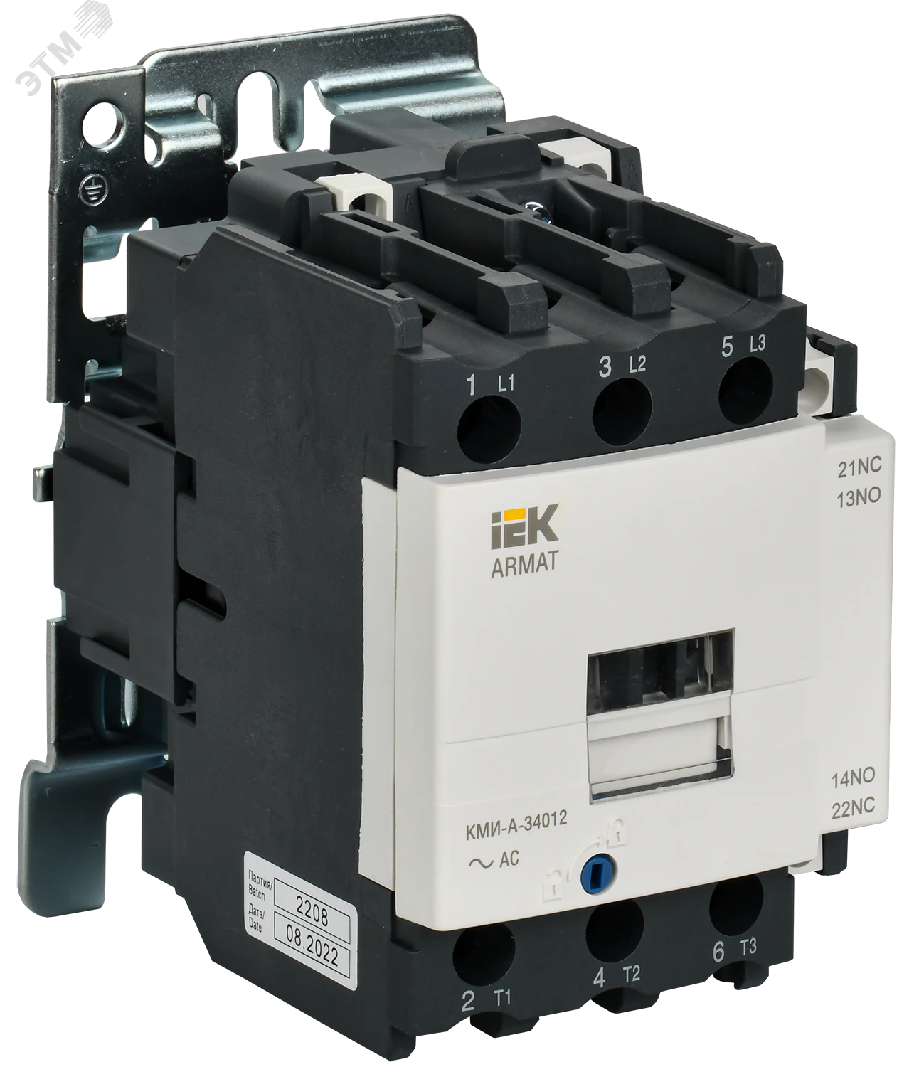 Контактор КМИ-А-34012 LC1D 40А кат. 230В AC 1НО+1НЗ AC-3 AR-ACC-31-040-230-11