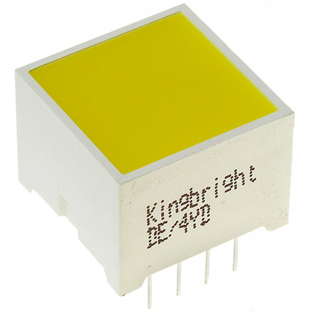 DE/4YD - LED модуль/15х15мм/желтый/588нм/8-31мкд