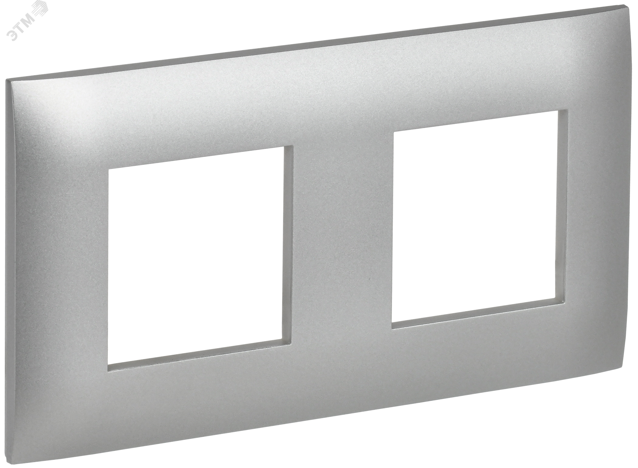 SKANDY Рамка 2-местная SK-F02S серебряный IEK SK-M22-K23