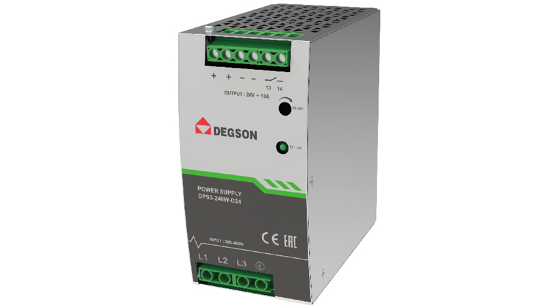 Блок питания DPS3-240W-D48 - Источник питания, трехфазный, 48V / 5A / 240W; диапазон входных напряжений: 340 - 550VAC / 480 - 780VDC монтаж: на DIN рейку, температура окружающей среды –30°C…+70°C