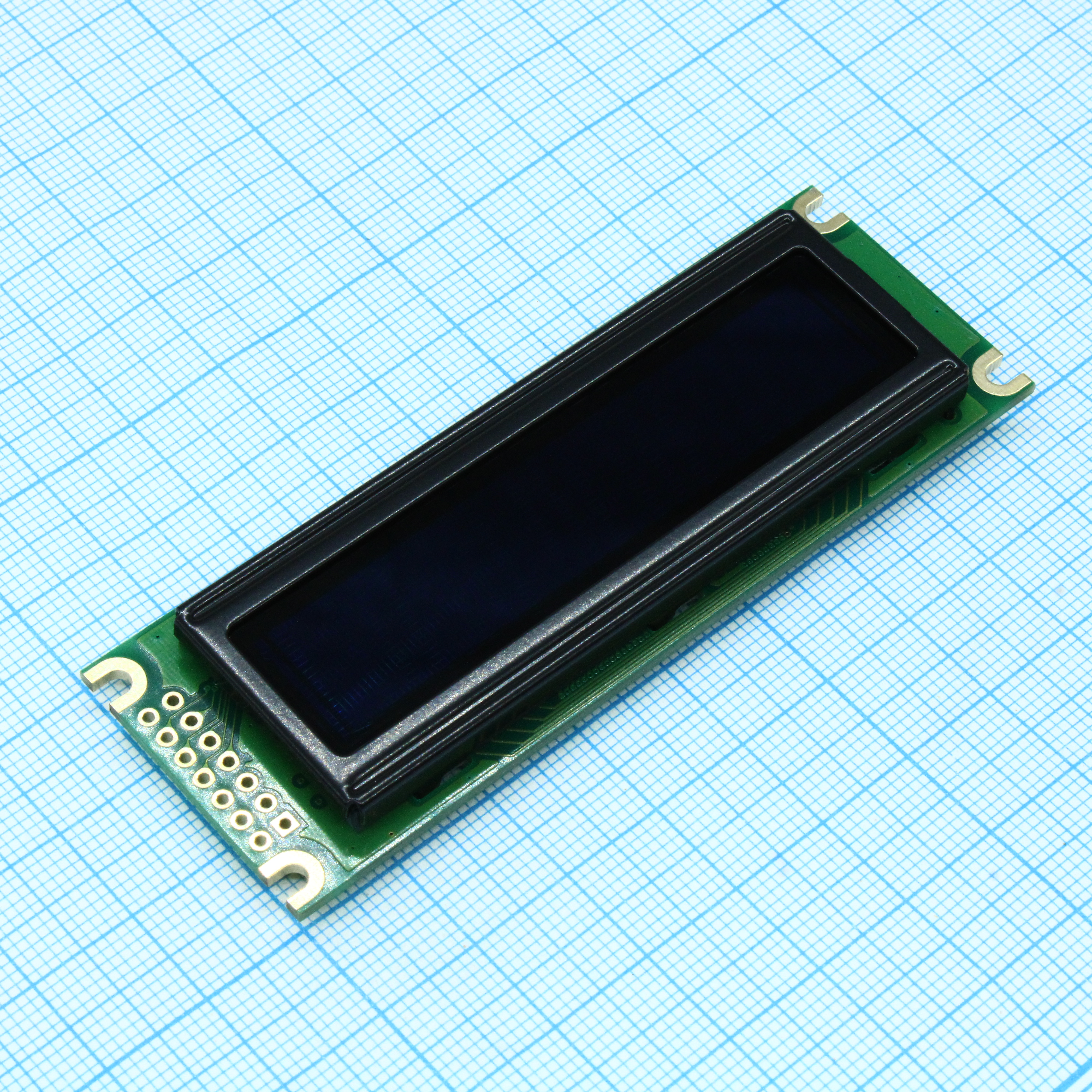 WEH001602DLPP5N00100 - OLED символьный 16х2 (1602D), COB, желтый, 8-битный паралл. интерфейс 6800, VDD =5В, -40...+80С