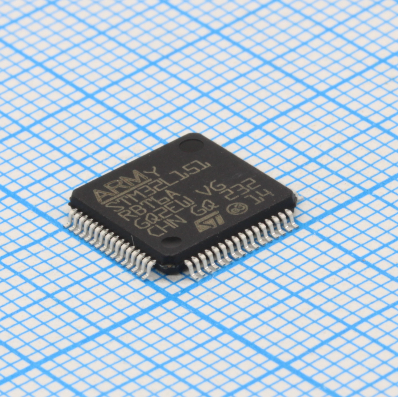 STM32L151RBT6ATR - Микроконтроллер 32-бит ядро ARM Cortex M3 RISC 128кБ Флэш-память 2.5В/3.3В 64-Pin LQFP лента на катушке