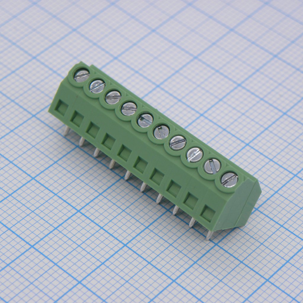 DG381S-3.5-10P-14-00A(H) - Винтовой клеммный блок. Серия DG381S-3.5