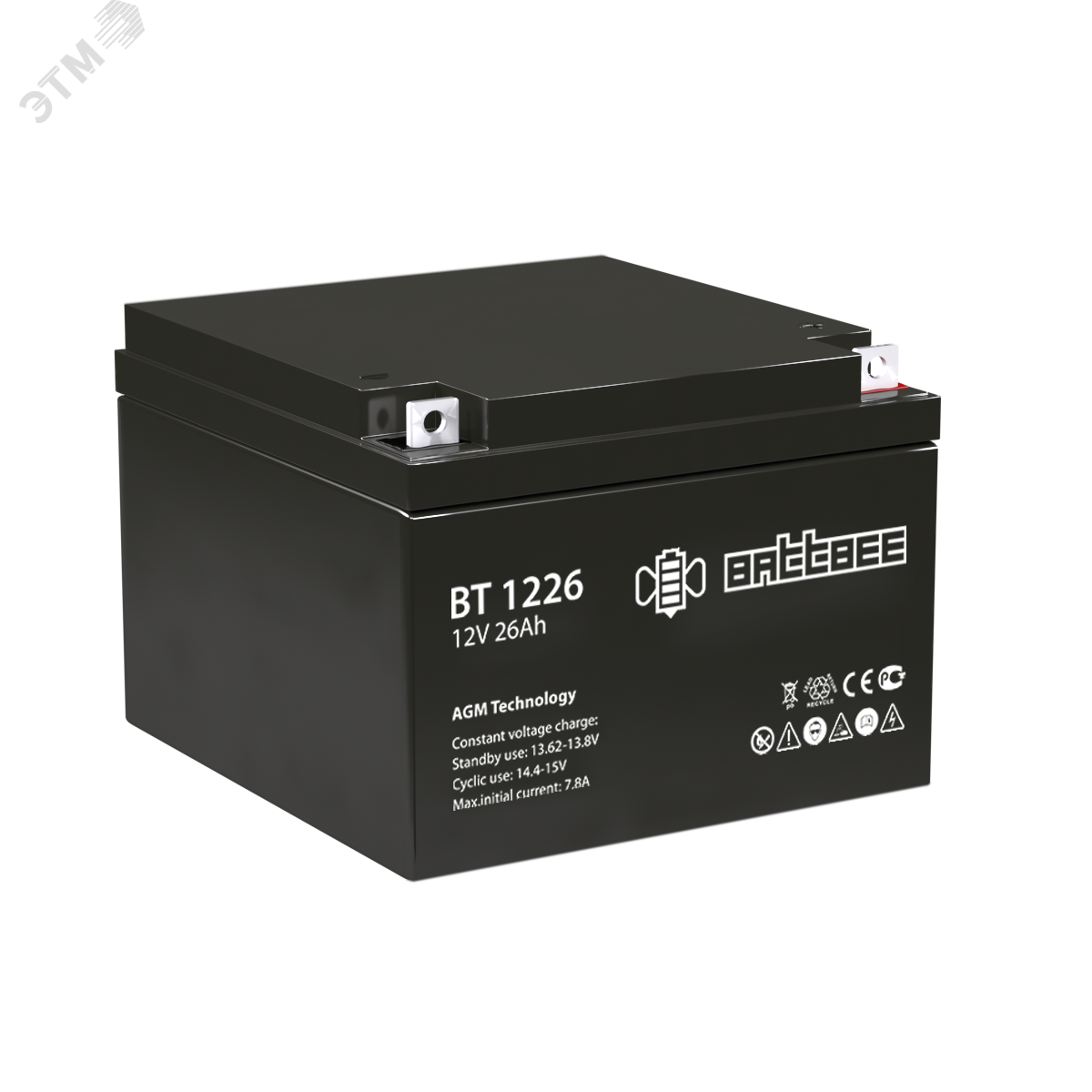 Аккумулятор BT 12-26 BattBee 4614060010009