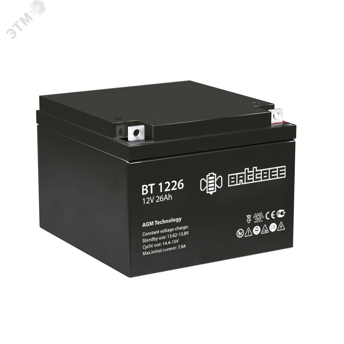 Аккумулятор BT 12-26 BattBee 4614060010009