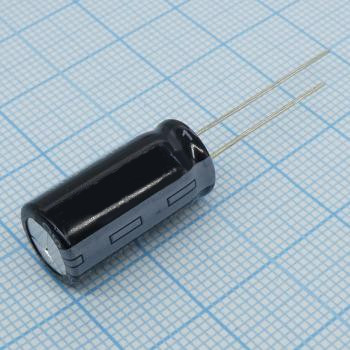 EEUFR1C152 - Конденсатор алюминиевый электролитический 1500мкФ 16В 20% (10 X 20мм) радиальные выводы 5мм 2180мА 10000час 105°С Россыпь