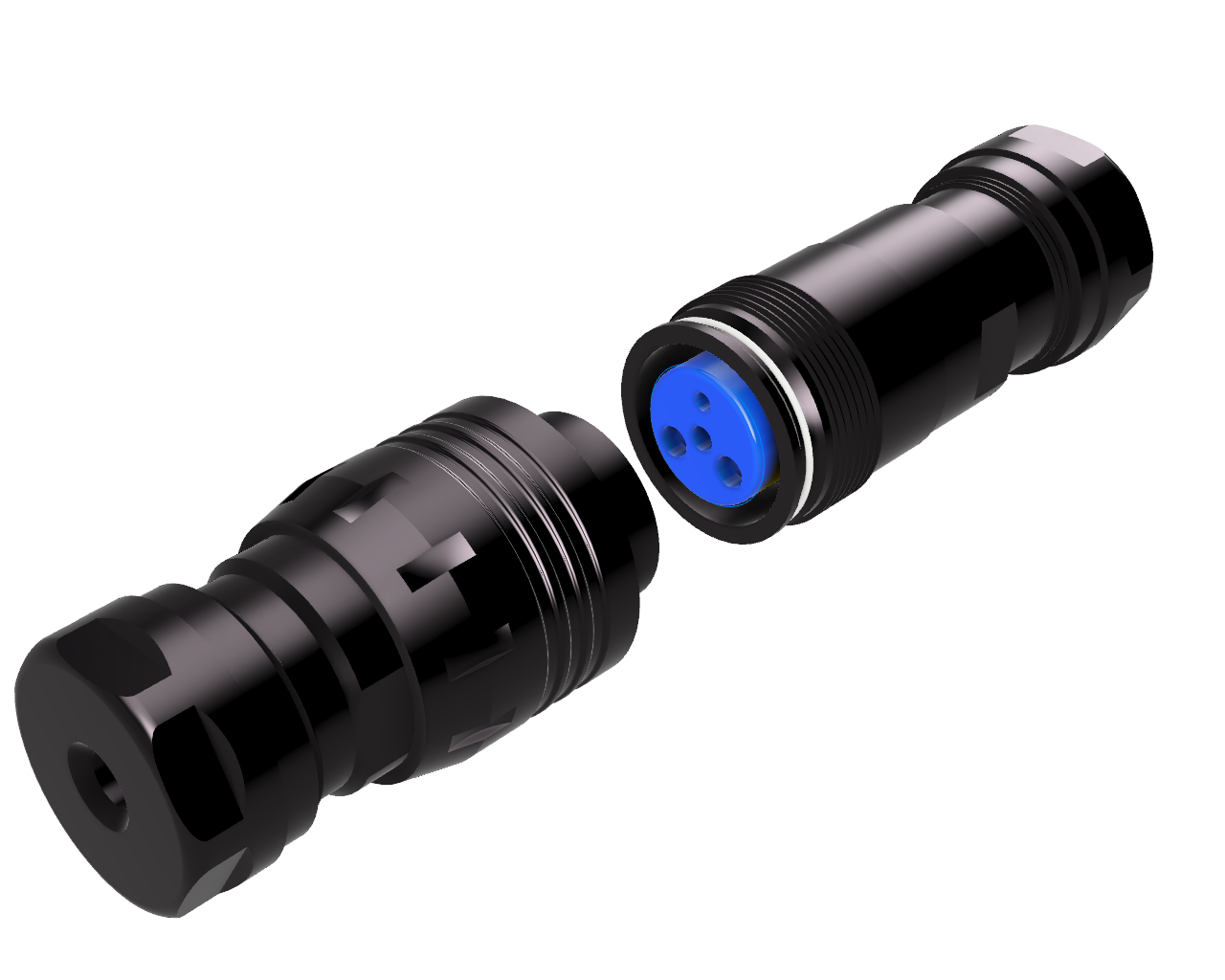 Соединитель LT-PS-S-220/5C - Соединитель взрывозащищенный, сигнальный, тип соединения: кабель-кабель, 5 полюсов, напряжение: 220V AC, IP66, 1 Ex db e IIC T6 Gb / Ex tb IIIC Ta80oC Db, материал корпуса: металл