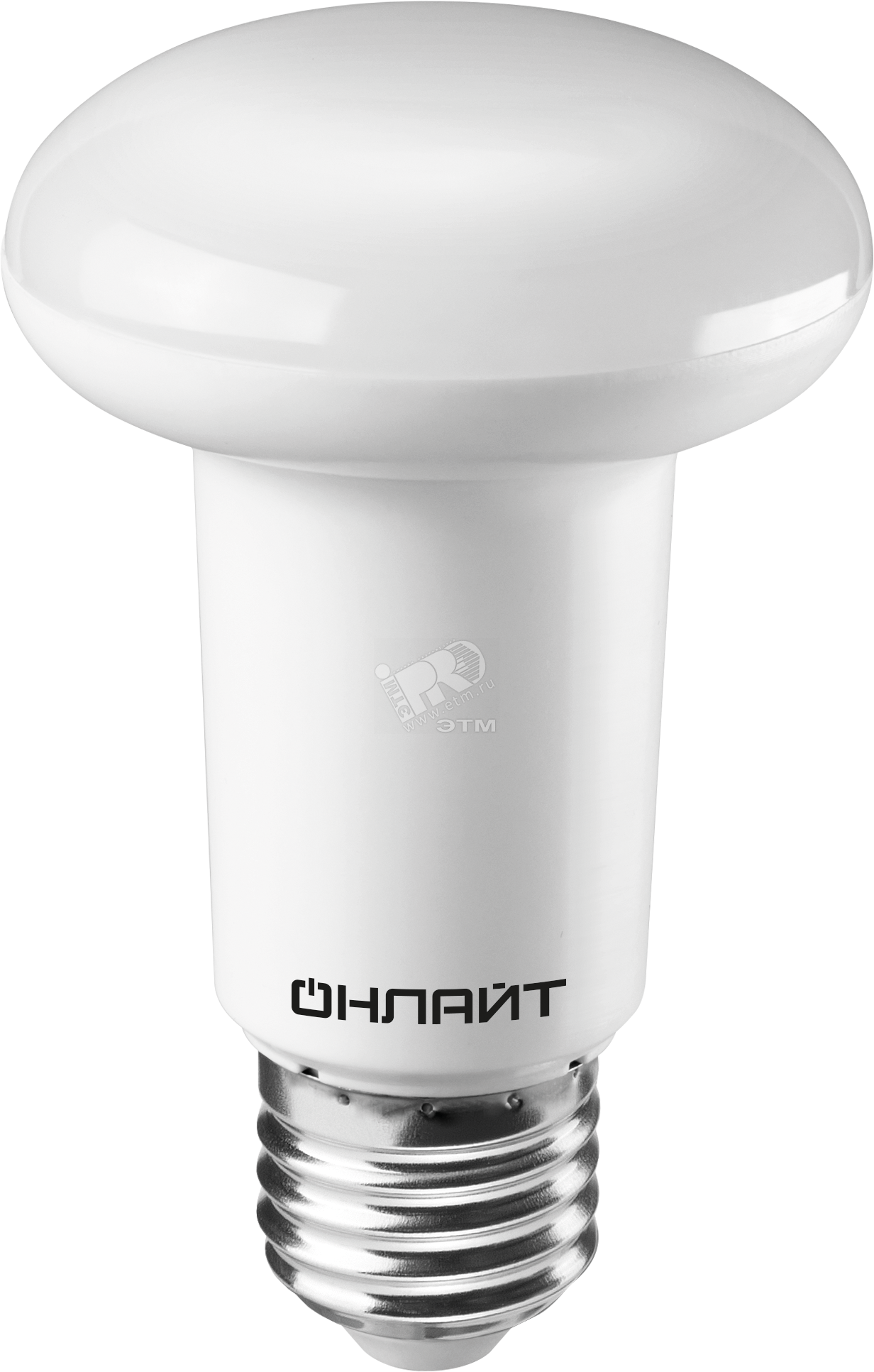 Лампа светодиодная LED зеркальная 8вт E27 R63 белый 19221