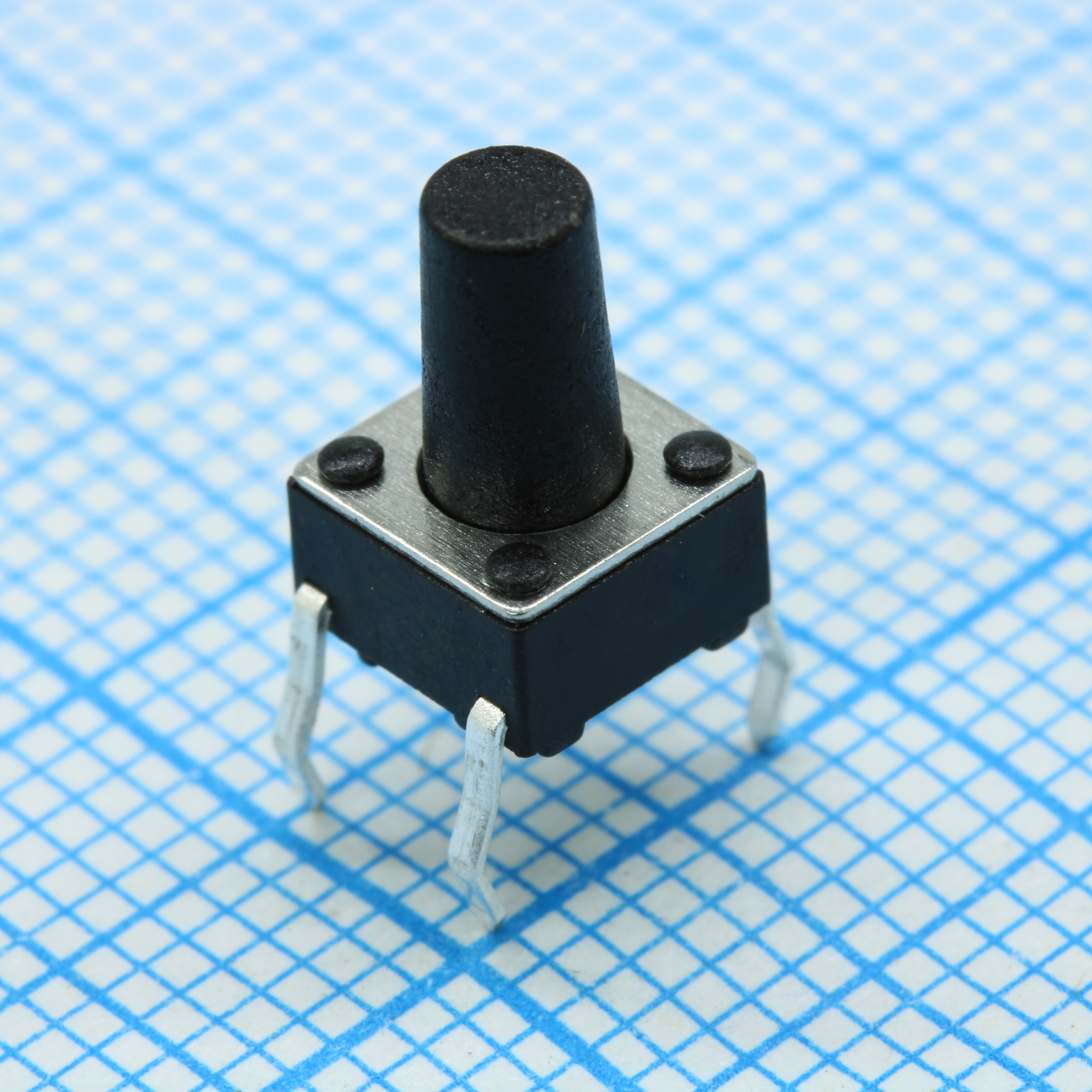 0695HIM-130G-G - Кнопка тактильная 6х6х9.5мм 4 pin