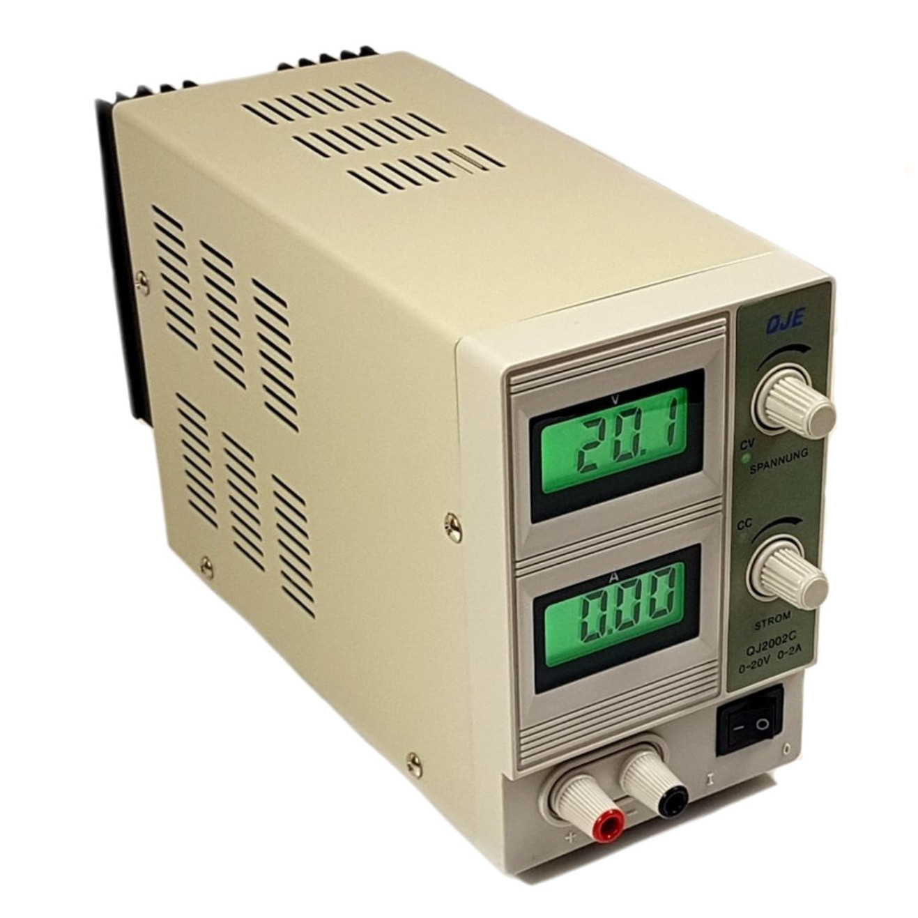 QJ2002C - Источник питания регулируемый 0-20В до 2A 2xLCD