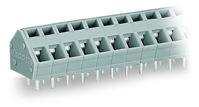 236-402 - Клеммная колодка типа провод к плате, 2 вывод(-ов), 28 AWG, 12 AWG, 2.5 мм2, Зажим