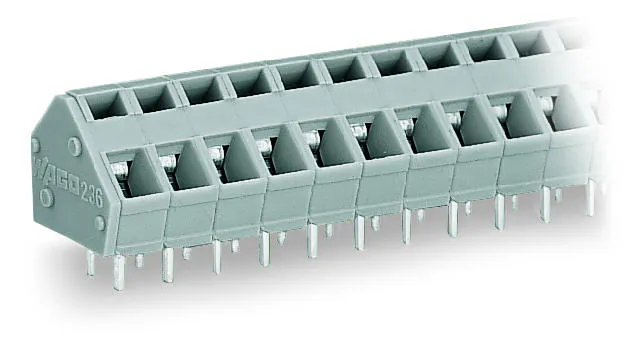 236-402 - Клеммная колодка типа провод к плате, 2 вывод(-ов), 28 AWG, 12 AWG, 2.5 мм2, Зажим