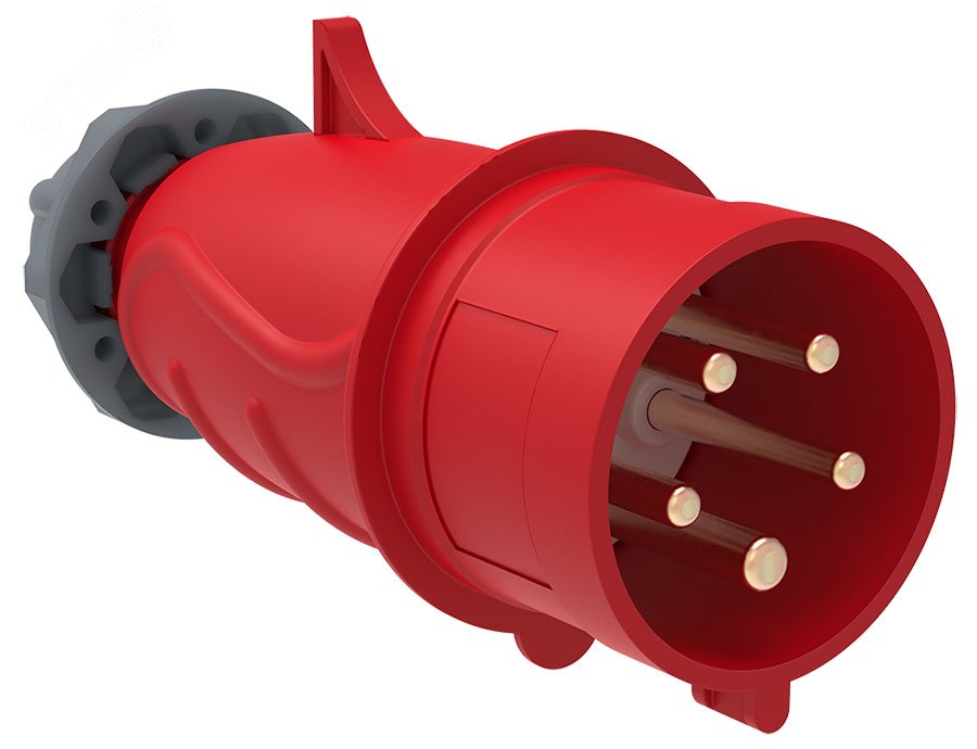 Вилка эл. каб. 16А 3P+PE+N 380В IP44 MAGNUM ССИ-015 PSN02-016-5