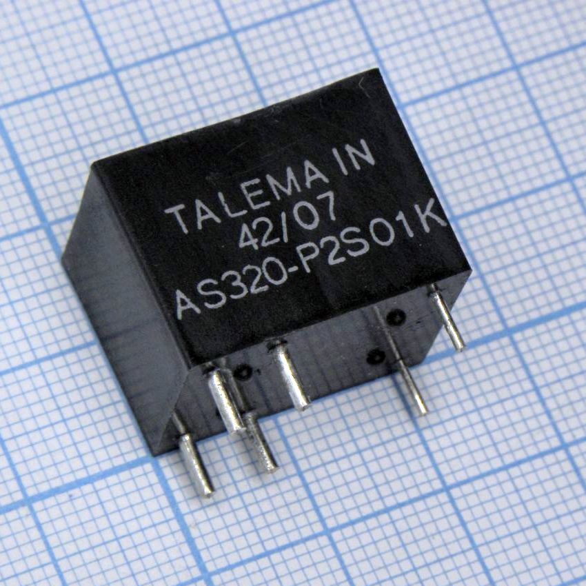 AS-320 - Датчик тока; 0-15A; 1:50; 20-200kHz;     2об/1об