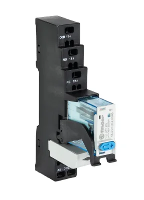 Реле FLARE MR 24VDC-1W-10A-F - Интерфейсный релейный модуль, 1 переключающий контакт, материал контакта: AgNi, рабочее напряжение: 24 V DC, номинальное напряжение переключения: 250 V AC, коммутируемый ток: 16 A, с пружинной фиксацией провода, серия flare 