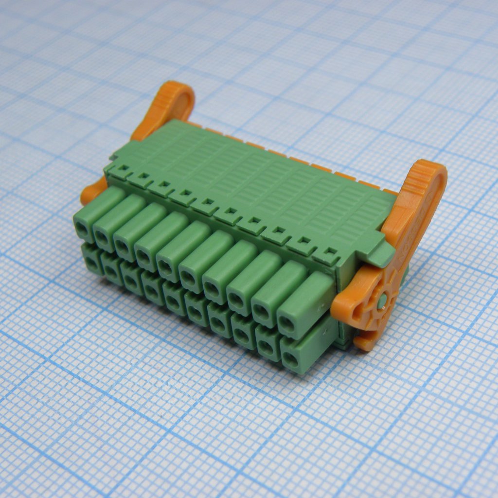 15EDGKNHG-3.5-20P-14-00A(H) - Разъемный клеммный блок. Серия 15EDGKNHG-3.5