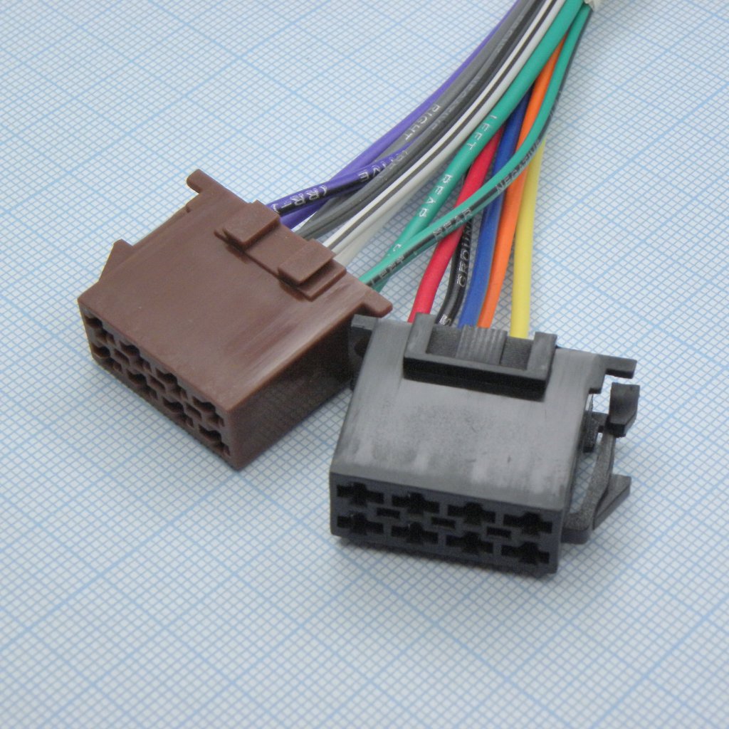 Разъем EURO 2х8(розетка) а/магн. - разъем для автомагнитолы