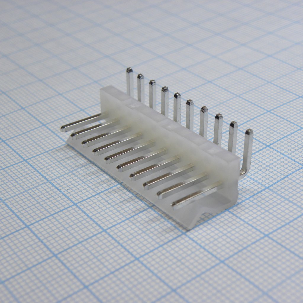 DS1072-10MRT6 - угловая вилка на плату (шаг 3,96мм)