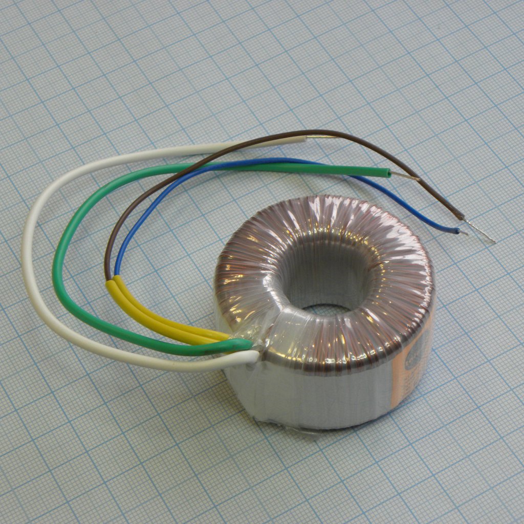 58-0020-012-S - Тороидальный трансформатор 20ВА 230В 12В 1,667A (57x35мм)