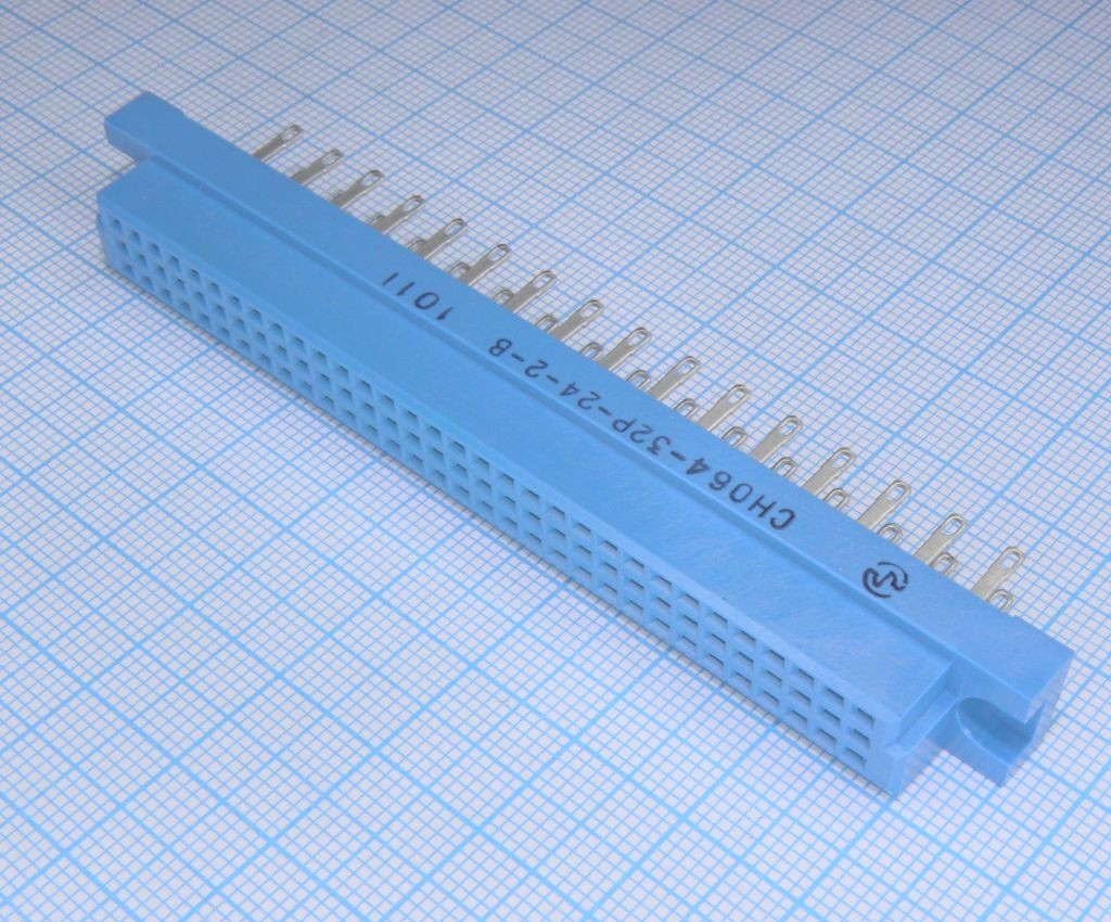 СНО64-32/95х11Р-24-2-В - Прямая розетка в три ряда