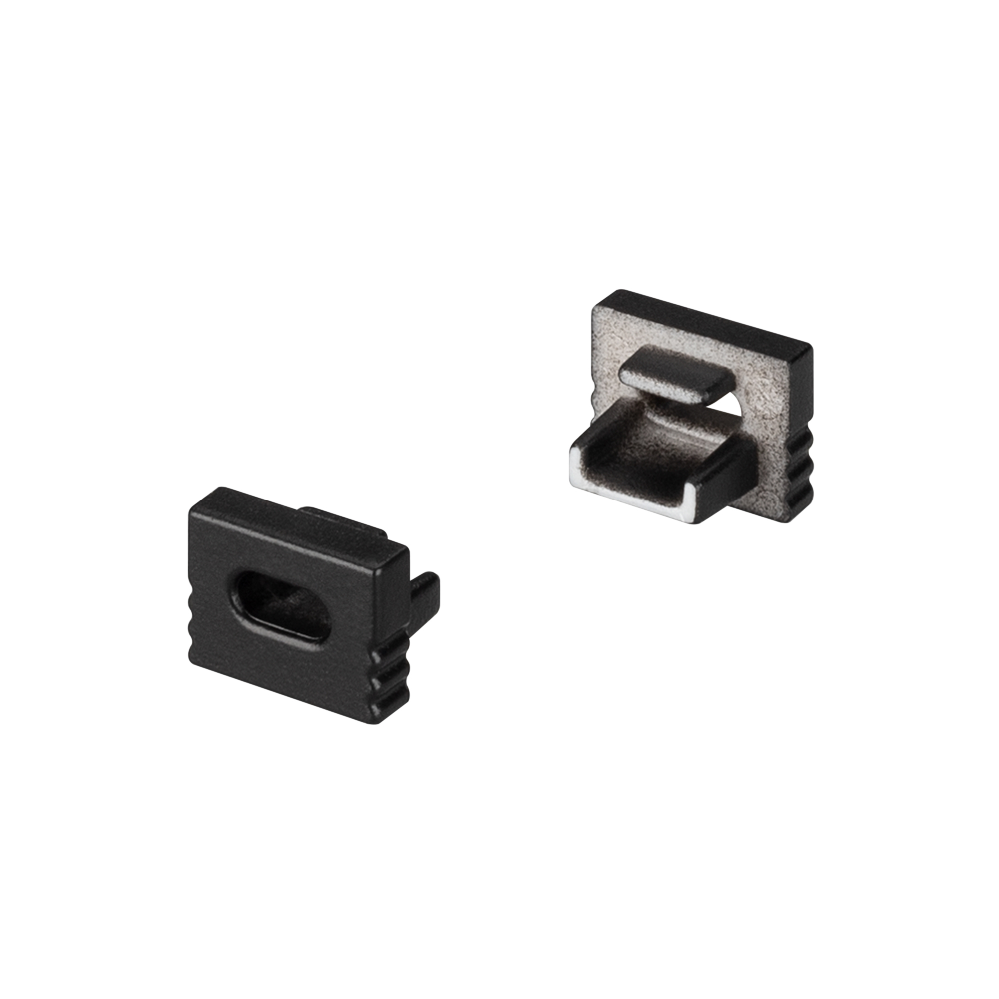 Заглушка SL-MINI-8-H6 BLACK с отверстием 030527 - Пара заглушек (с отверстием) для профиля SL-MINI-8-H6 BLACK. В комплекте 2 заглушки. Цена за комплект.