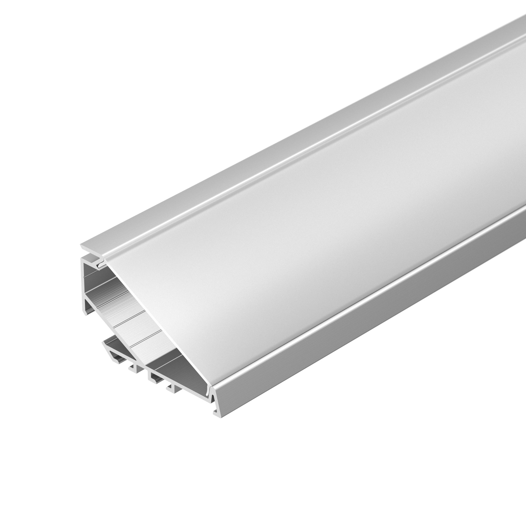 Профиль KLUS-P45.30-2000 ANOD 025469 - Алюминиевый анодированный угловой профиль для светодиодных лент и линеек. Угол свечения 30°. Габаритные размеры (LхWхH): 2000x44,6x27,2 мм. Ширина площадки для ленты 22 мм.