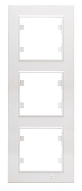 Рамка 3-м Karea вертик. бел. 56001708