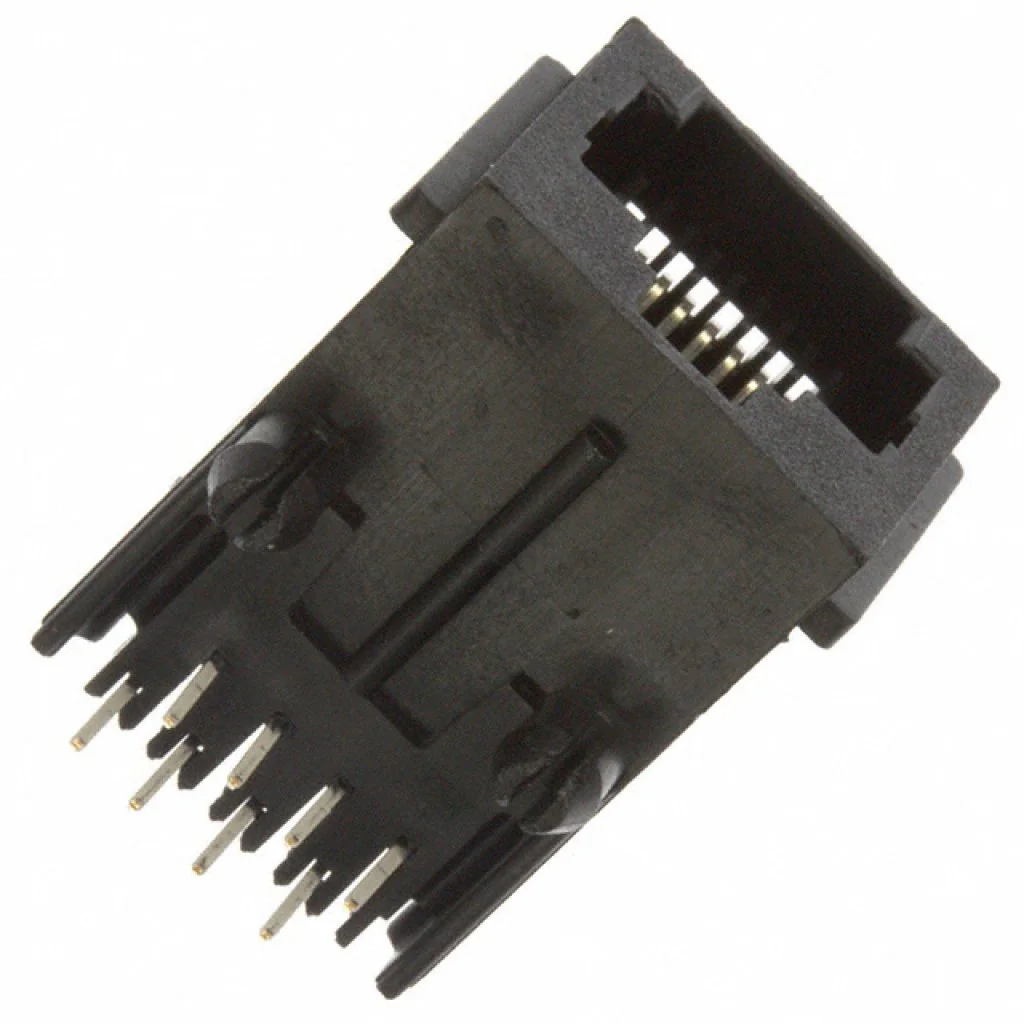 5520251-4 - Модульный разъем, Cat3, RJ45, Гнездо, 8 контакт(-ов), 8 вывод(-ов), 1 порт(-ов)
