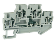 Этажная клемма UJ5-2.5/2-2D/S-X/XR-LE - Этажная клемма, с диодом, серия E, тип фиксации провода: пружинный, номинальное сечение: 2,5 мм кв., 26A, 500V, ширина: 5,2 мм, цвет: серый, стандарт GB/T14048.1, тип монтажа: DIN 35